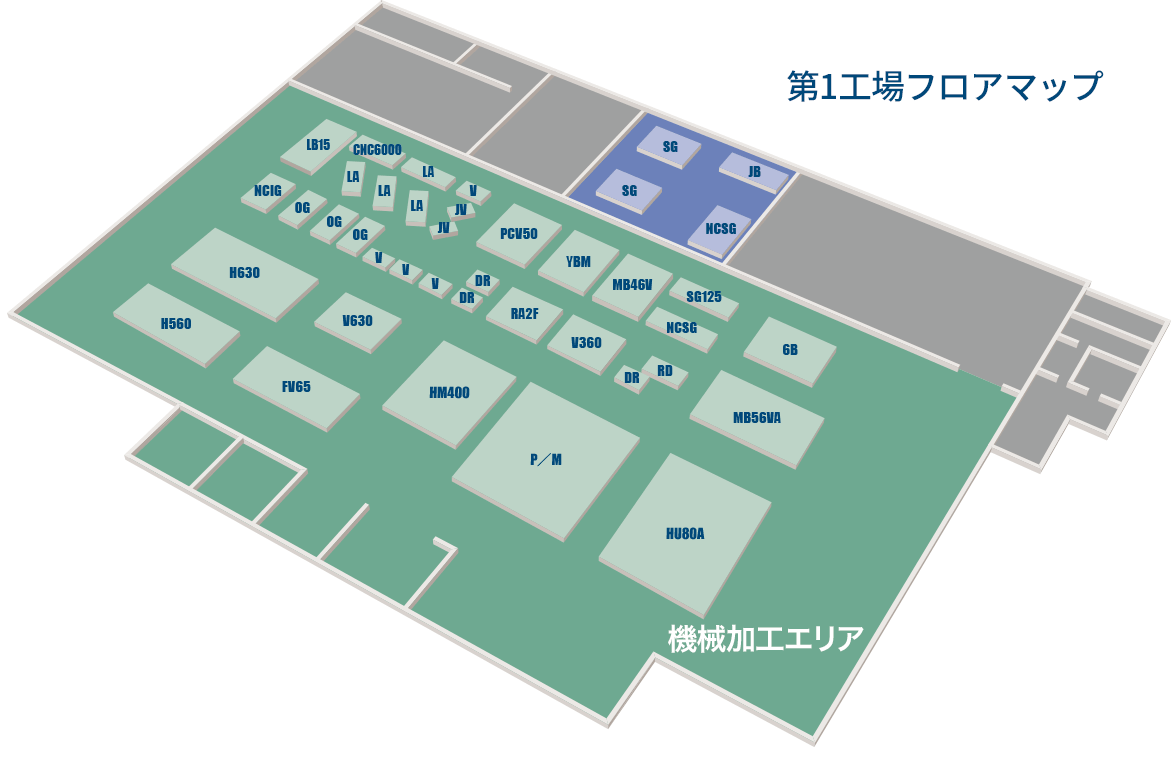 第1工場フロアマップ